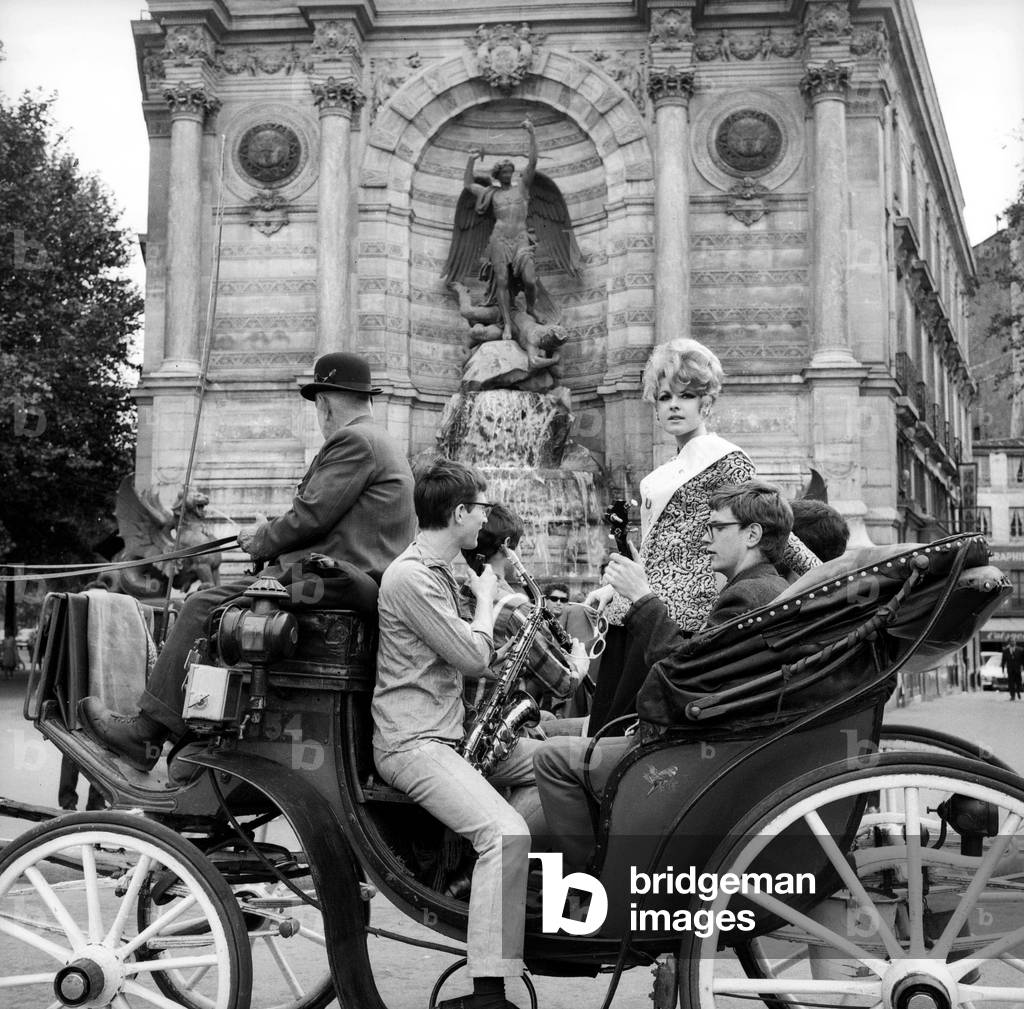 Miss Boul Mich (Boulevard St Michel), Paris, 11 July 1965 (photo)