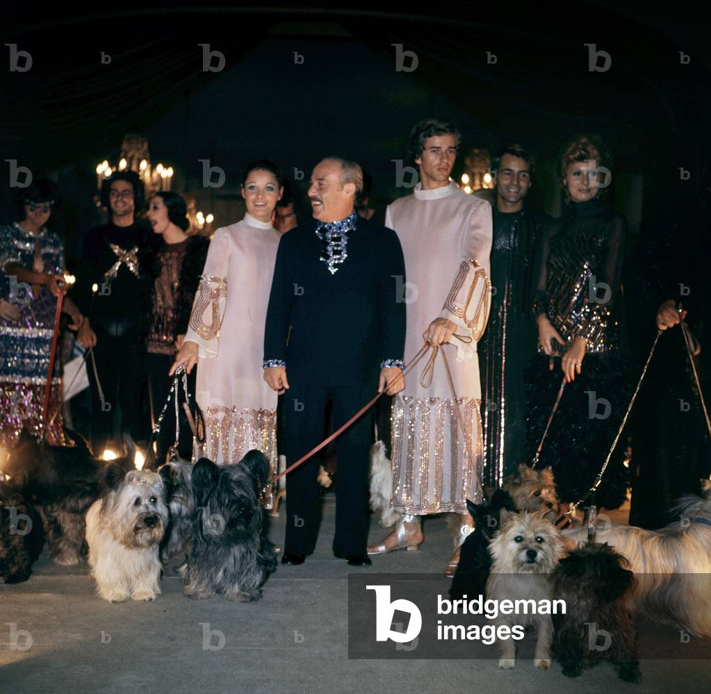 Jacques Esterel with his dogs (photo)
