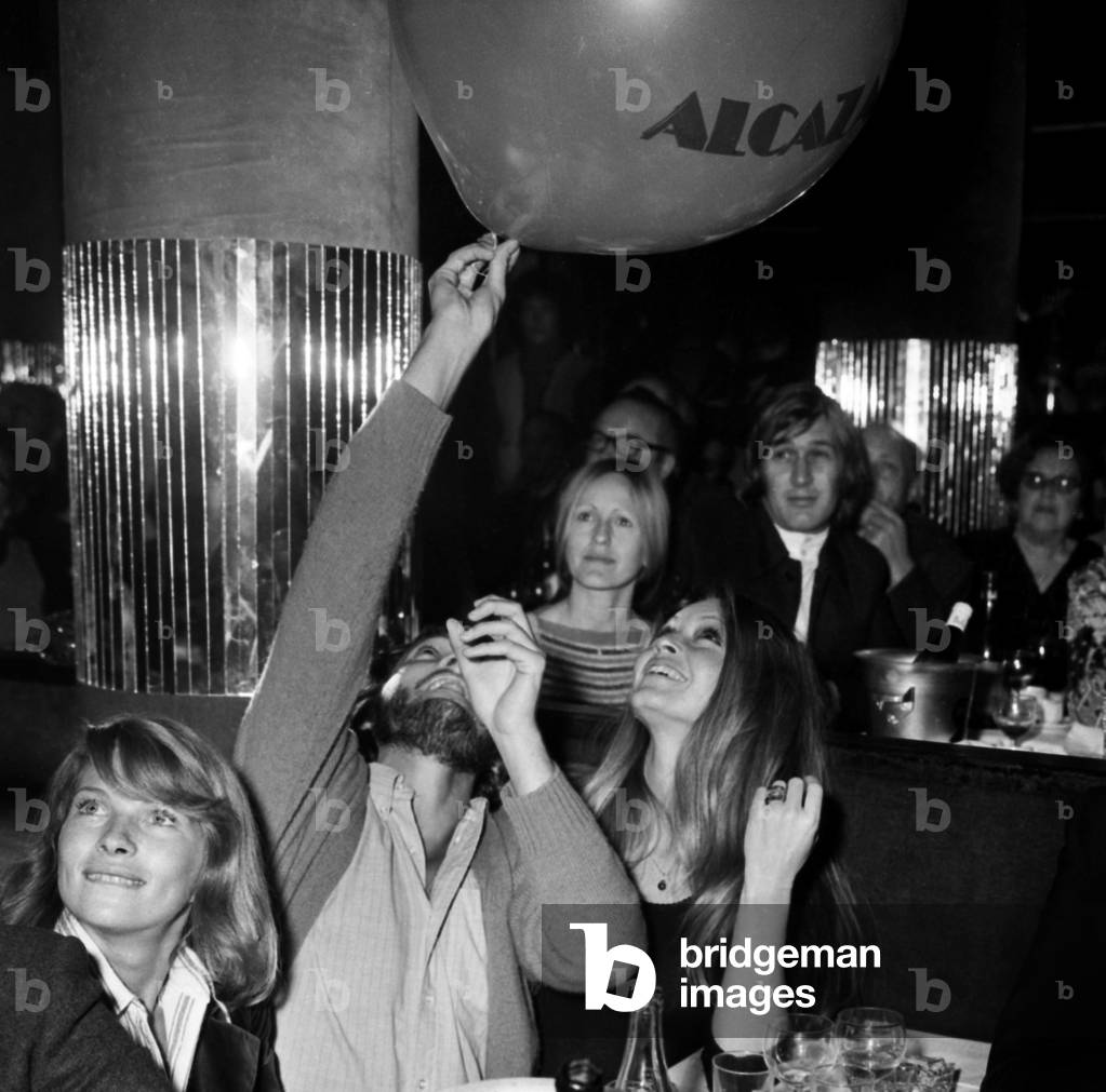 Laurent Verges et Birgitte Bardot at the Alcazar, Paris, 14 November 1972 (photo)