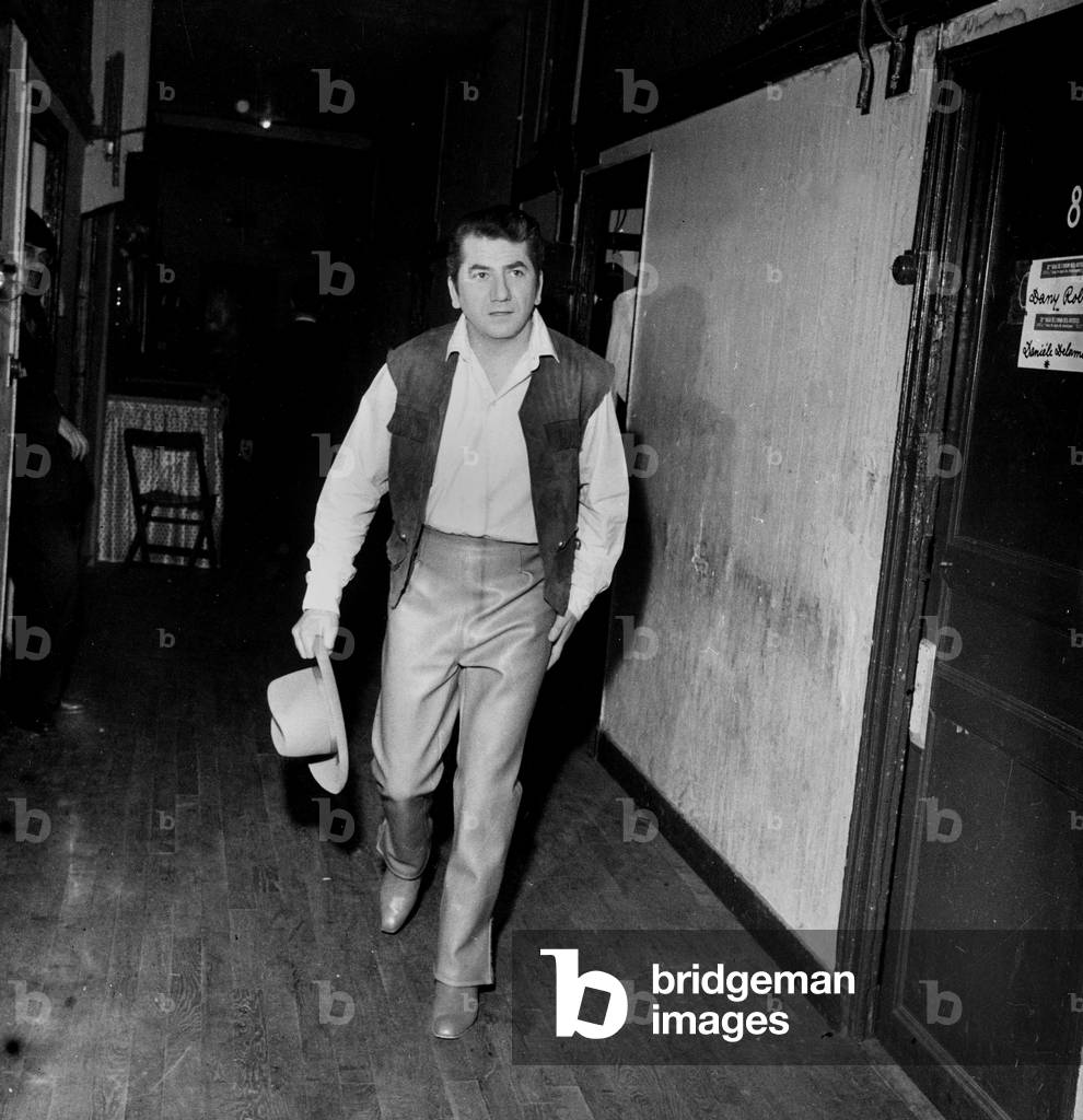French Actor Daniel Gelin at the Gala of Artists, Paris, 8 March, 1962 (photo)
