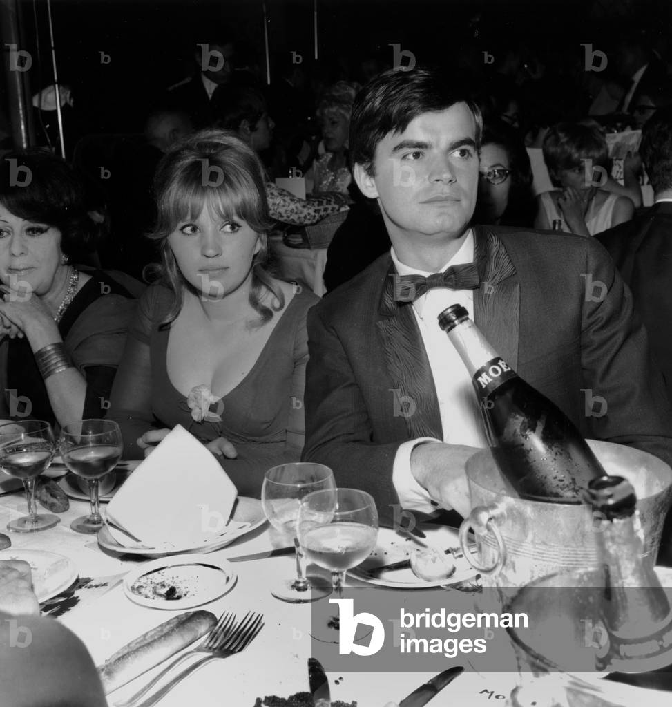 French actor Jean-Claude Drouot at the Moulin Rouge in Paris, 6 April, 1965 (photo)