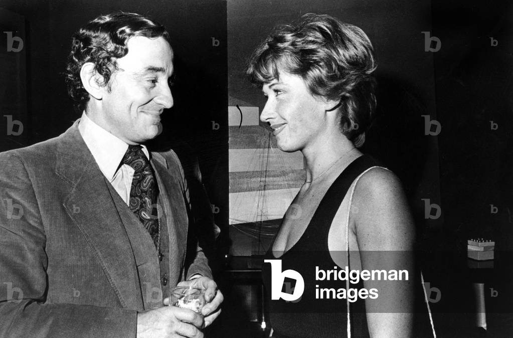 Louis Malle and Marlene Jobert during Film festival in New York, 1975 (photo)