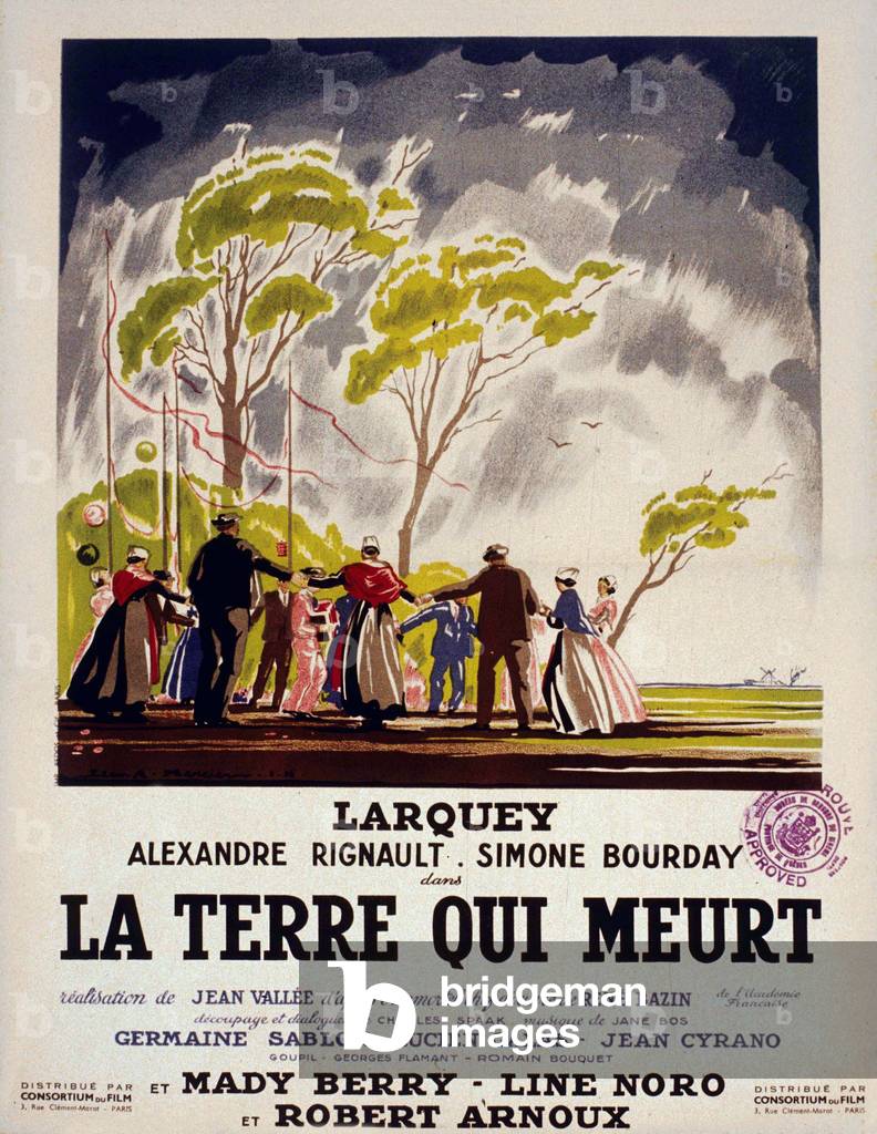 La terre qui meurt (The Dying Land), 1936 (poster)