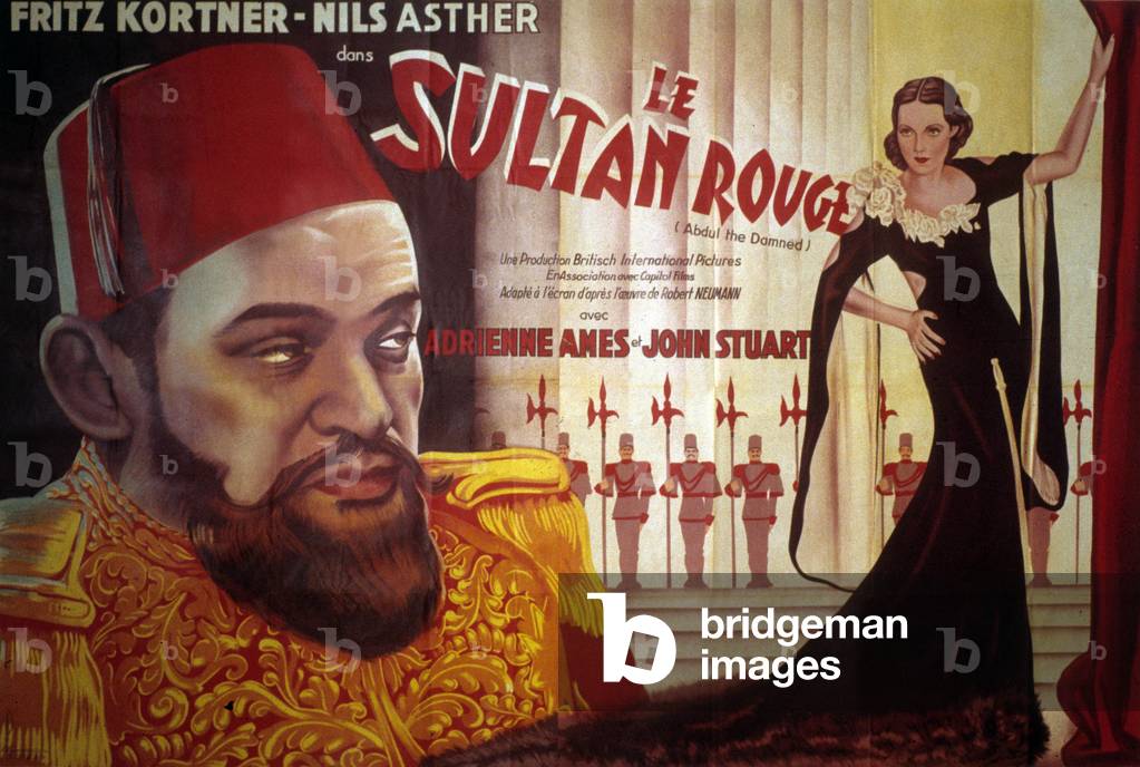 Le sultan rouge (Abdul the Damned), 1935 (poster)