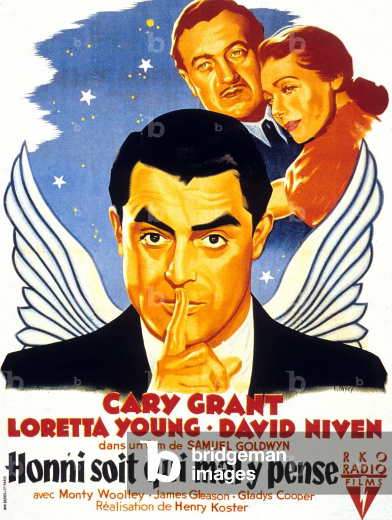 Honni soit qui mal y pense (The Bishop's Wife), 1947 (poster)