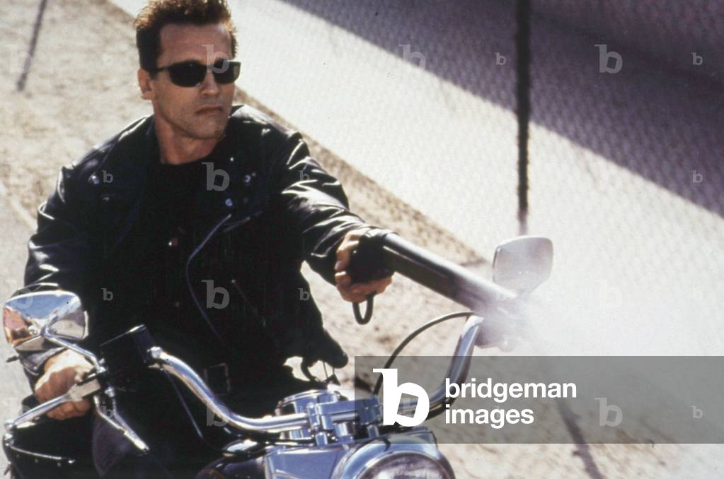 Arnold Schwarzenegger dans le film Terminator 2 : Le jugement dernier (Terminator 2 : Judgment day) de JamesCameron 1991