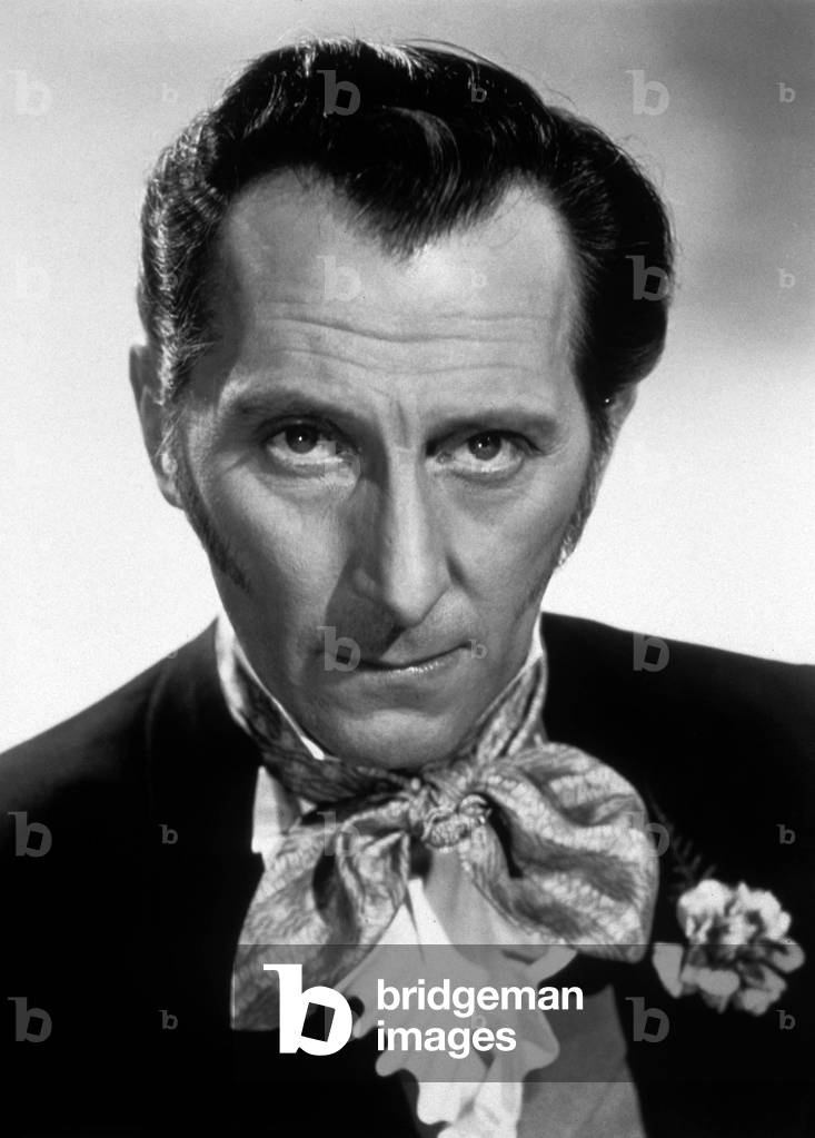 Peter Cushing  in The Revenge of Frankenstein, 1958 (film still)