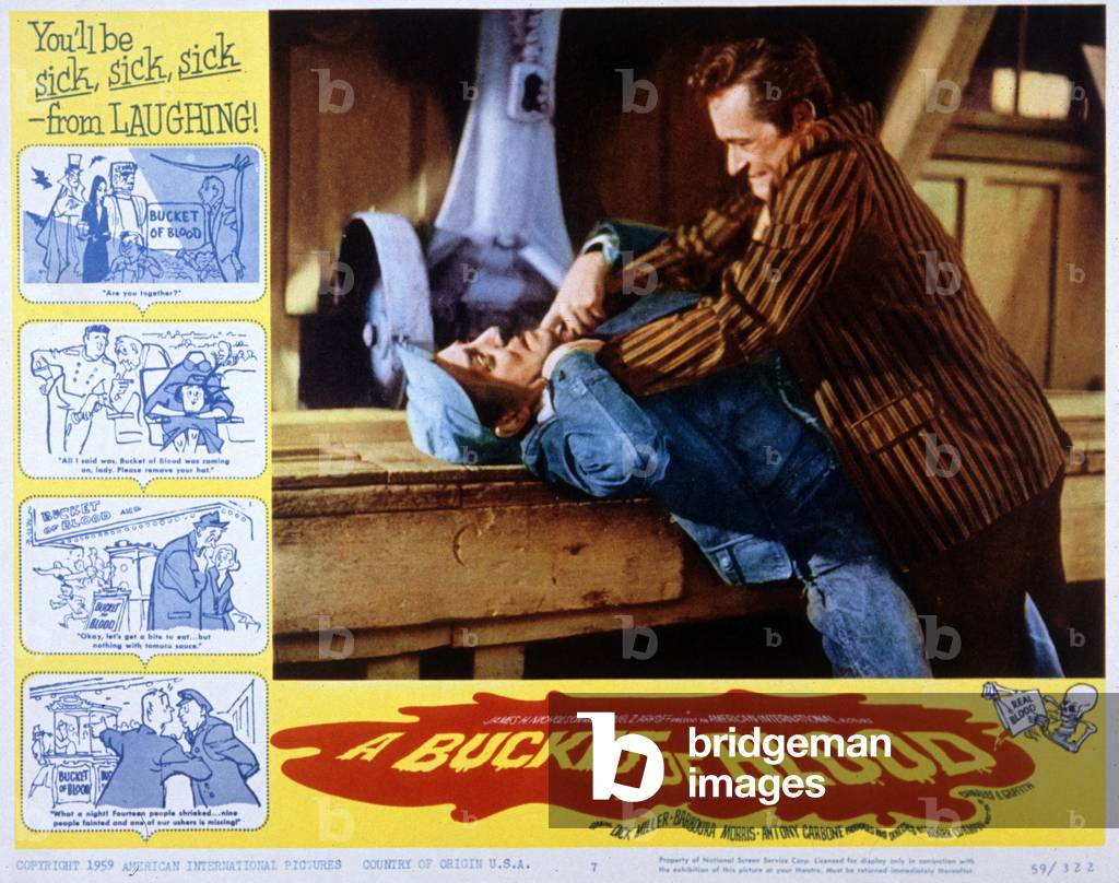 Un banquet de sang A Bucket of Blood de Roger Corman avec Dick Miller, 1959
