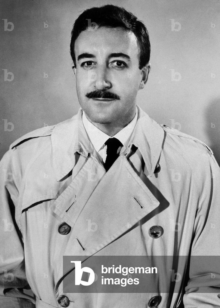 When The Inspector Gets In, Peter Sellers, 1964 (film still)