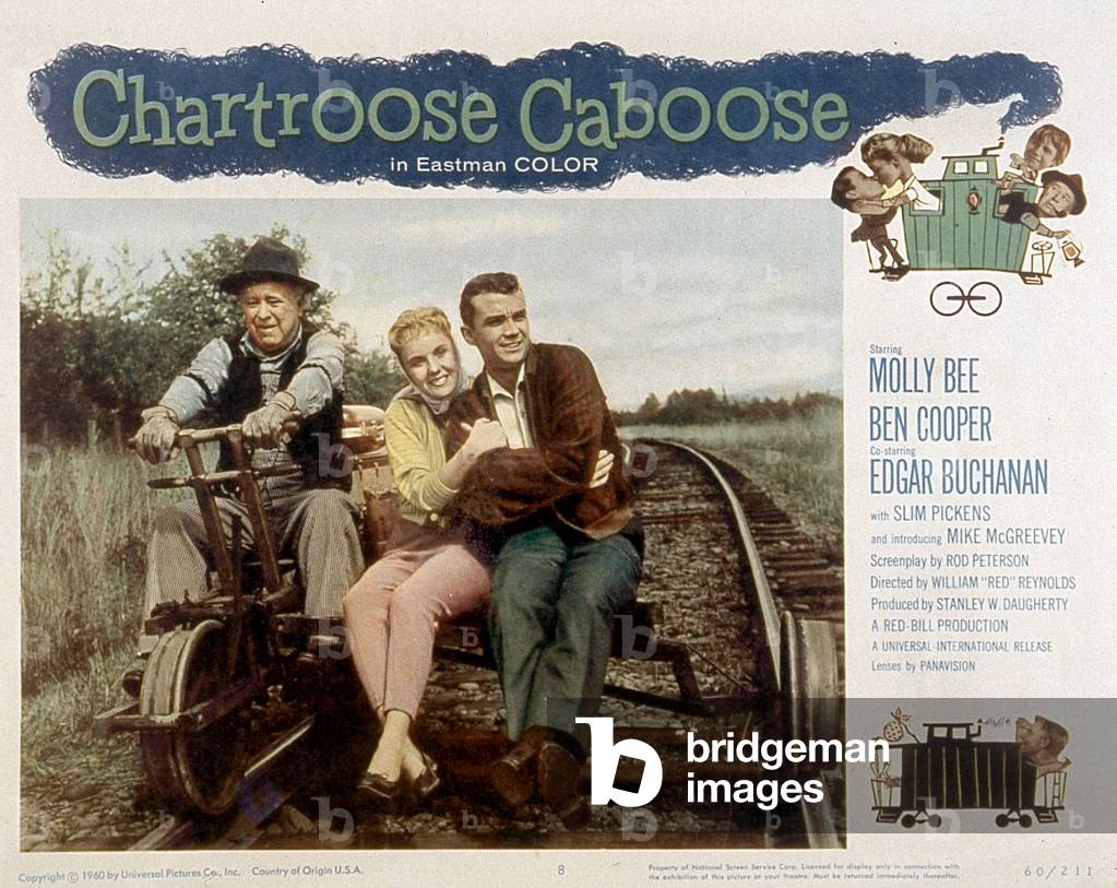Chartroose Caboose,Molly Bee, Ben Cooper and Edgar Buchanan 1960 (print)