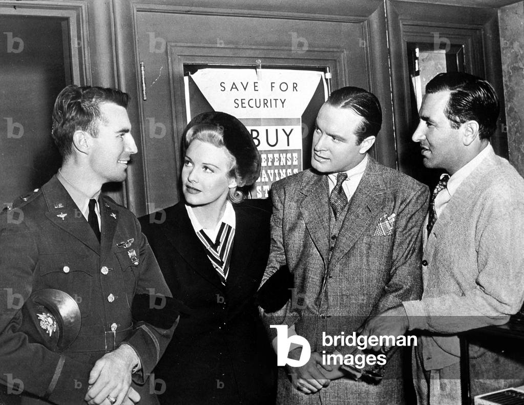 My Favorite Blonde, Bob Hope, Madeline Carroll, Sidney Lanfield and Victor Milner 1942 (film still)