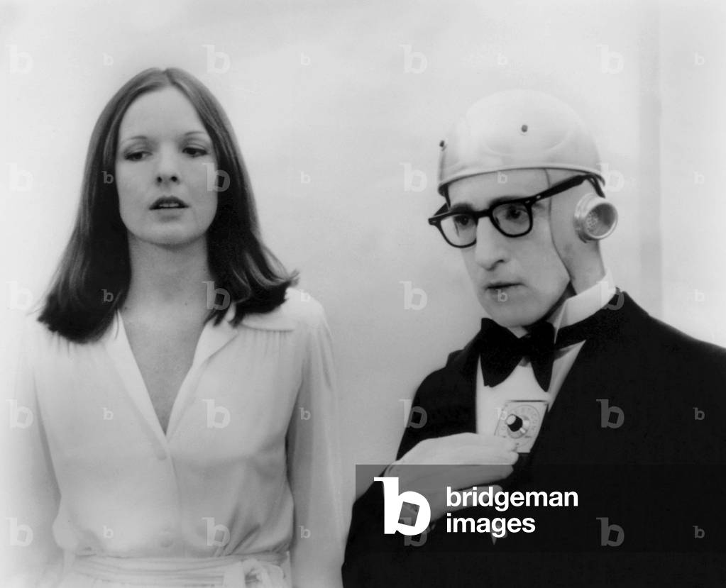 Sleeper, Woody Allen, Diane Keaton, 1973  (film still)