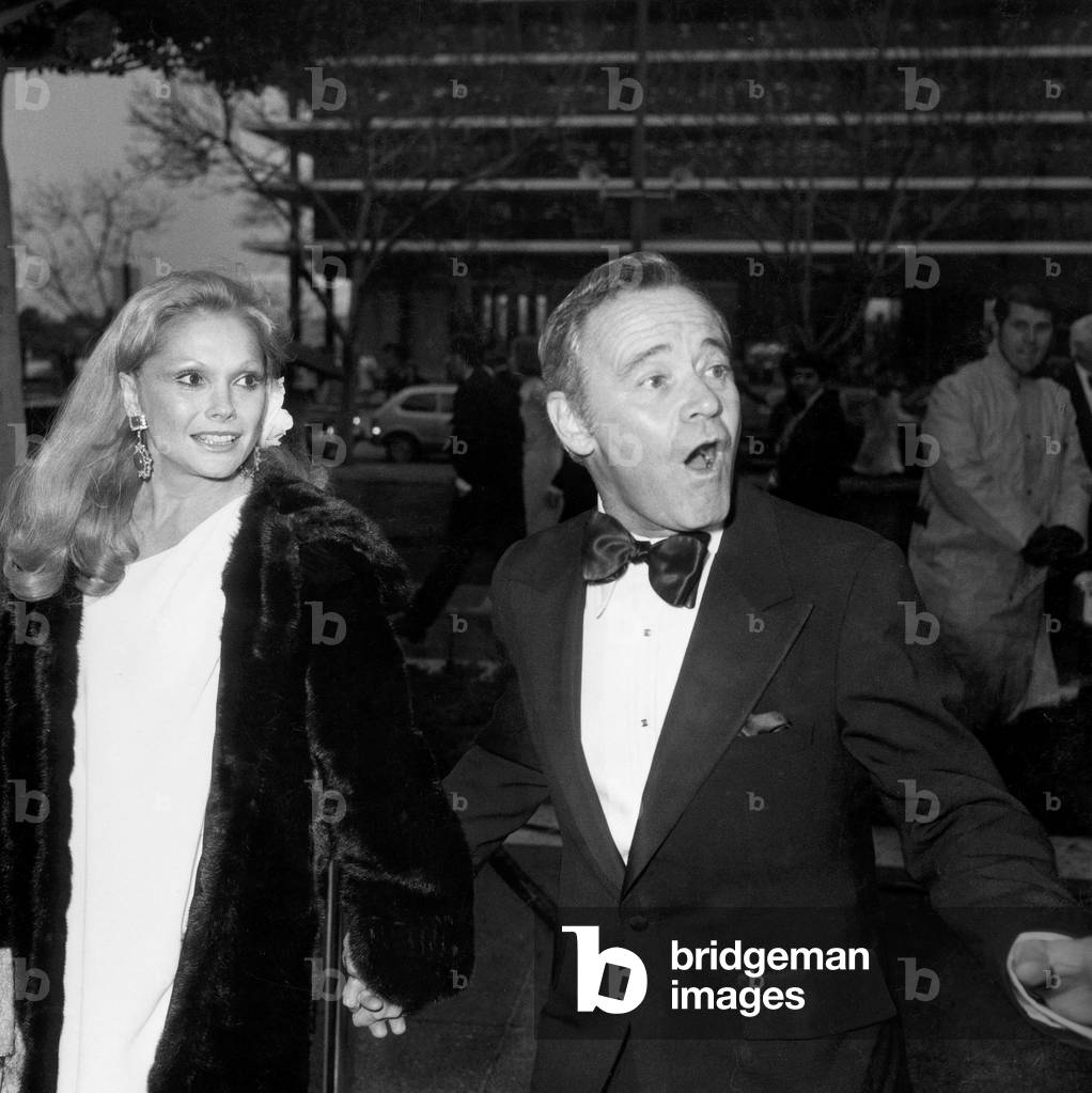Jack Lemmon and Felicia Farr at Academy Awards, 1975 (photo)