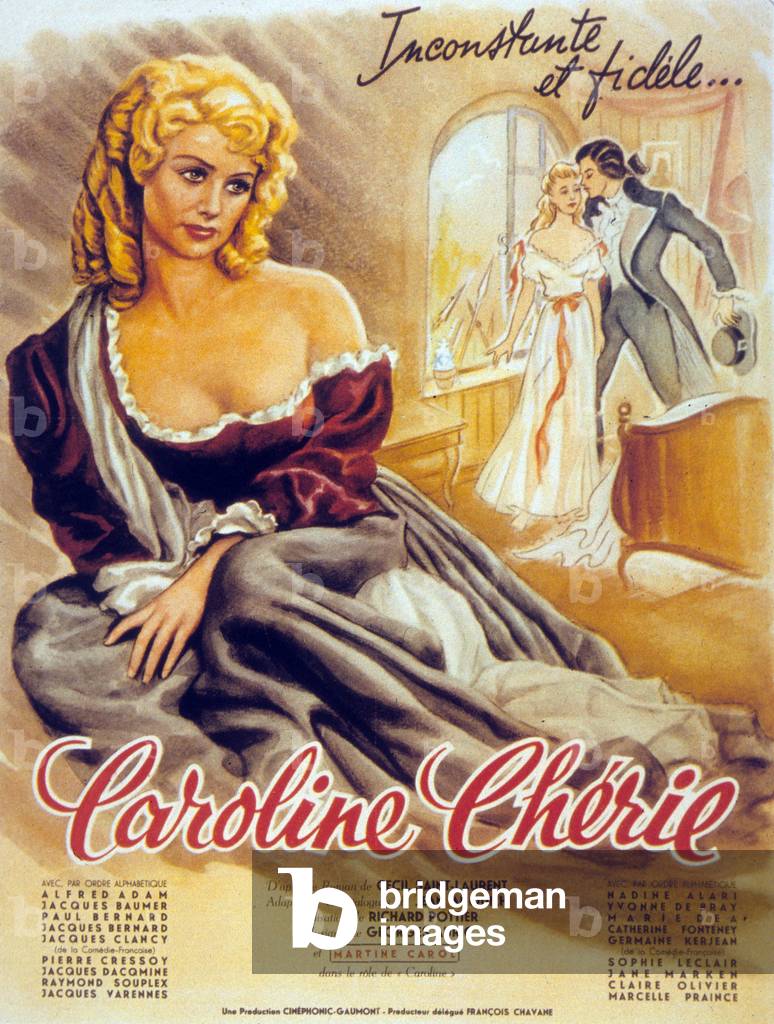 Caroline cherie 'Darling Caroline) 1951 (poster)