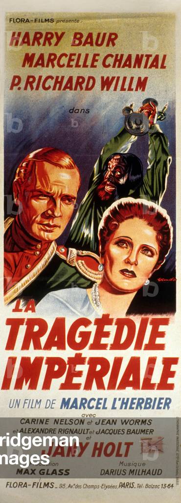 La tragedie imperiale Rapoutine le moine scelerat de Marcel L'Herbier avec Harry Baur et Marcelle Chantal 1938