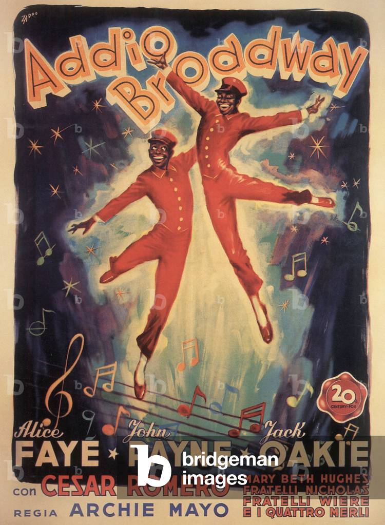 The Great American Broadcast (Addio Broadway), 1941 (poster)