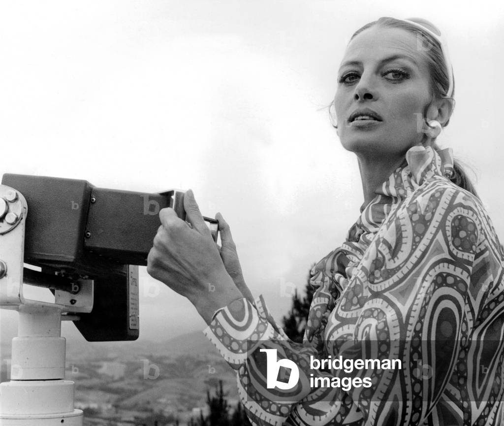 Capucine at international film festival San Sebastian, 1969 (photo)