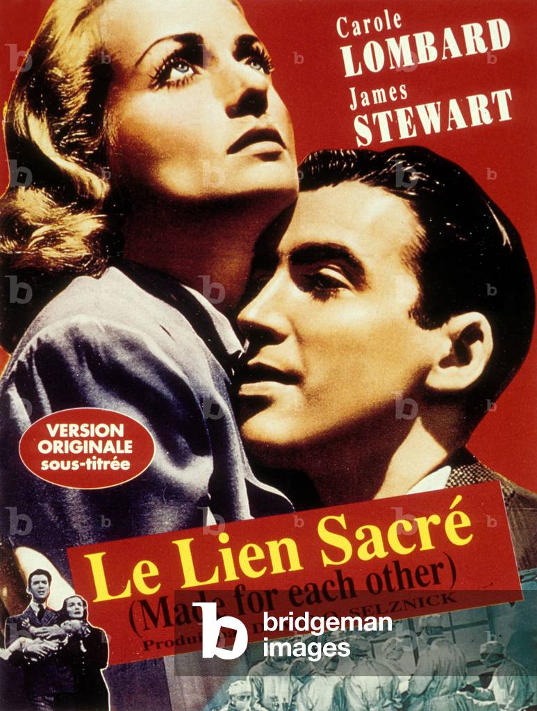 Le lien sacre (made for each other), 1939 (poster)