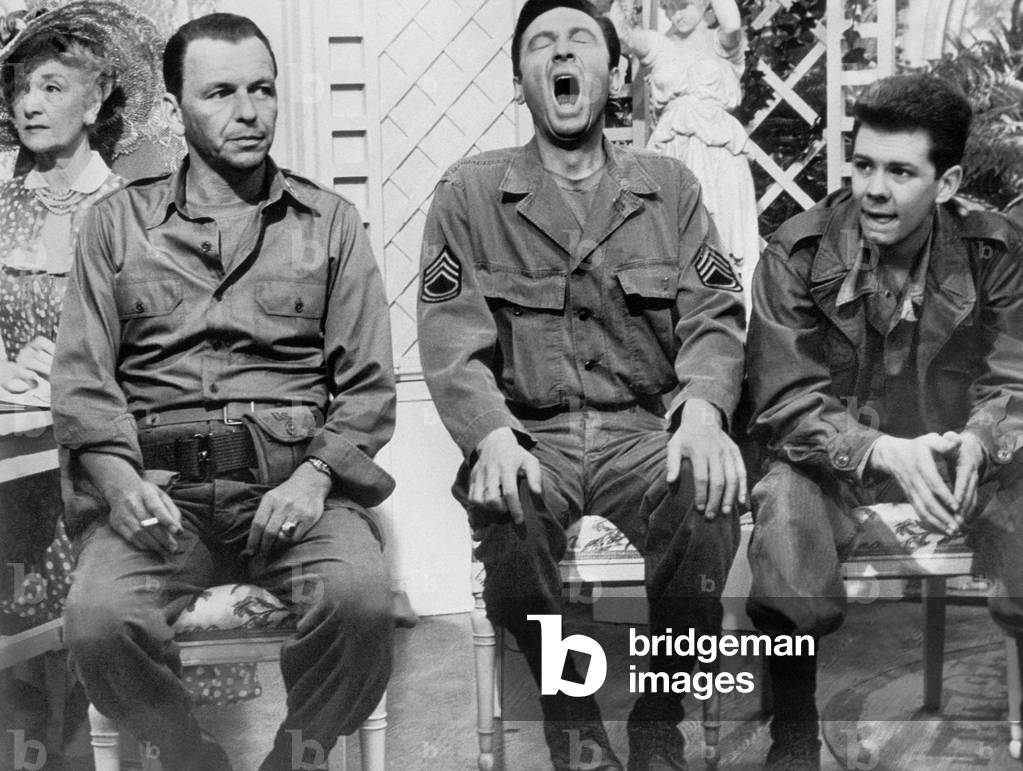 The Manchurian Candidate, Frank Sinatra, Laurence Harvey and Eddie Fisher, 1962