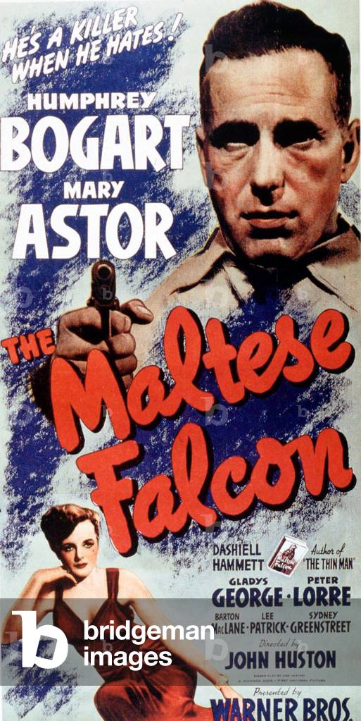 THE MALTESE FALCON, 1941 (poster)