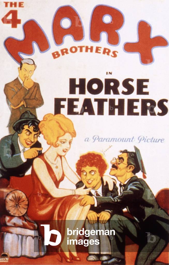 Horse Feathers Movie Poster with the Marx Brothers by NormanzMcLeod 1932