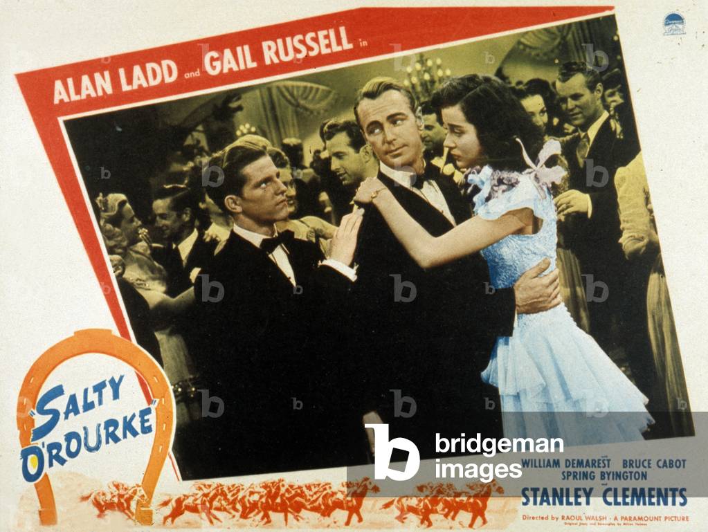 Salty O'Rourke, Alan Ladd and Gail Russell 1945 (print)