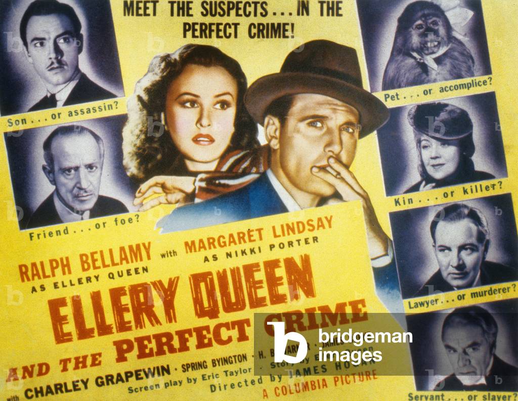 Ellery Queen and the Perfect Crime, 1941 (poster)