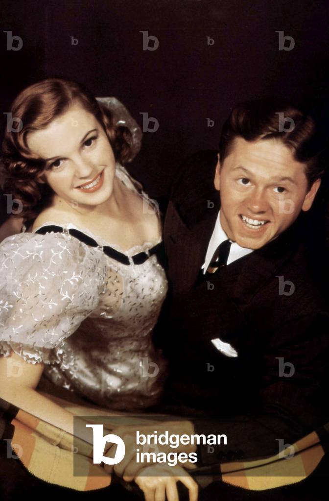 STRIKE UP THE BAND, Mickey Rooney and Judy Garland 1940 (film still)