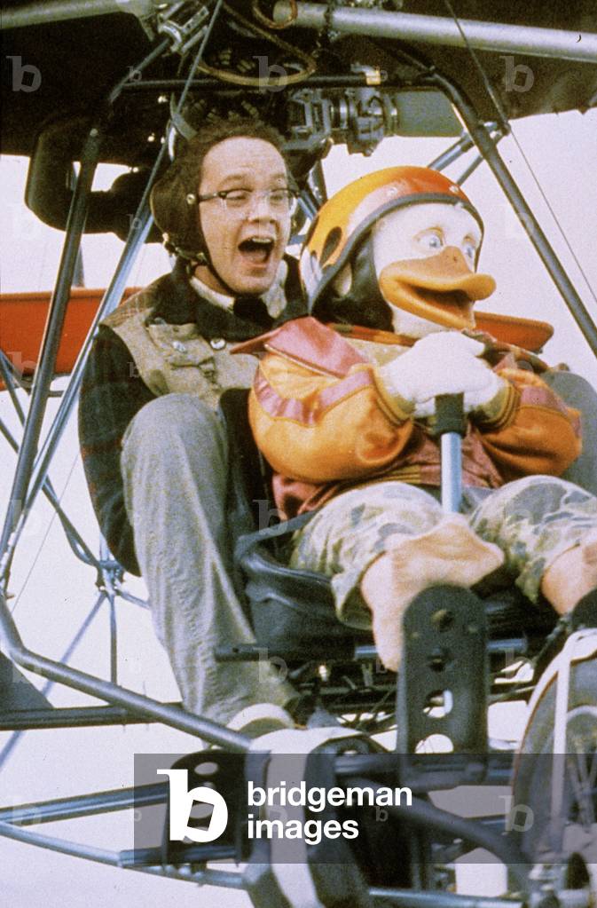 Howard the Duck, Tim Robbins, 1986 (film still)