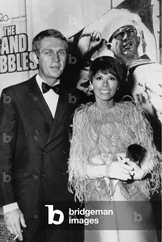 Steve Mc Queen and Neile Adams, 1966 (photo)