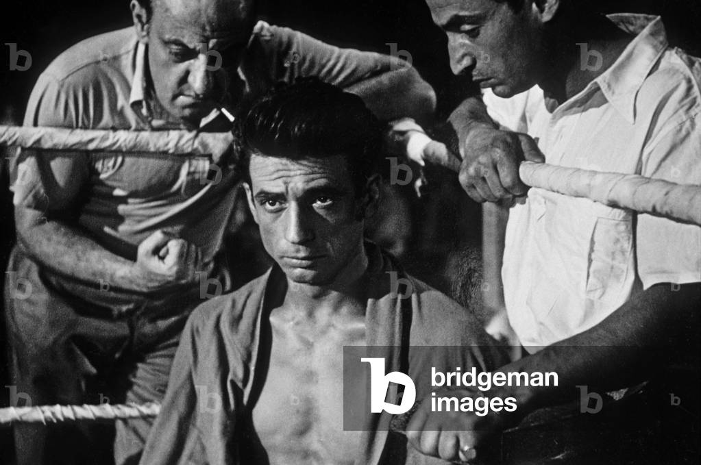 The Idol, Yves Montand  1948 (film still)