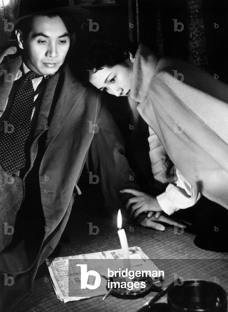 FLOATING CLOUDS (UKIGUMO), Masayuki Mori, Hideko Takamine, 1955 (film still)