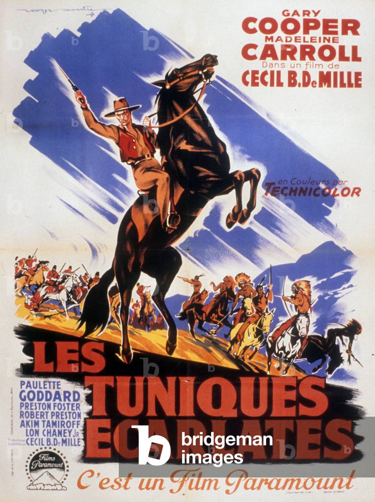Les tuniques ecarlates (North West Mounted Police, 1940 (poster)