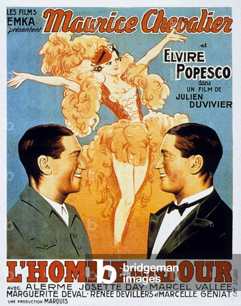 L'homme du jour (The Man of the Hour), 1937 (poster)