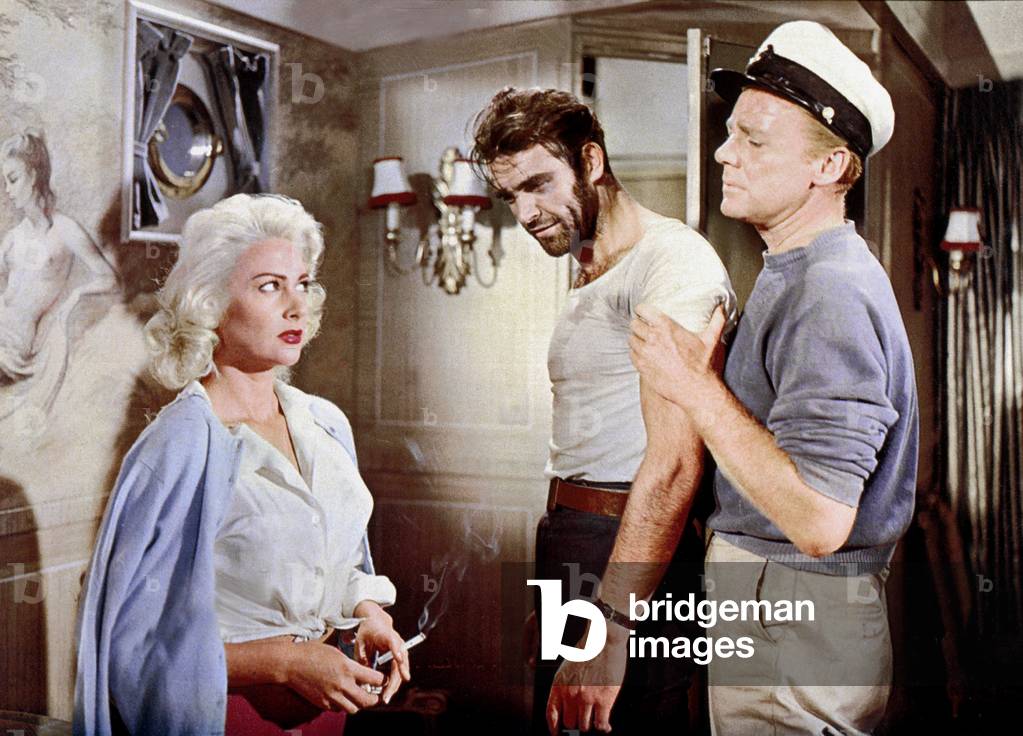 Action of the Tiger, Martine Carol and Sean Connery 1957 (film still)