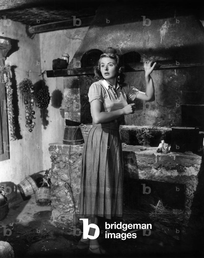STROMBOLI, Ingrid Bergman, 1950 (film still)