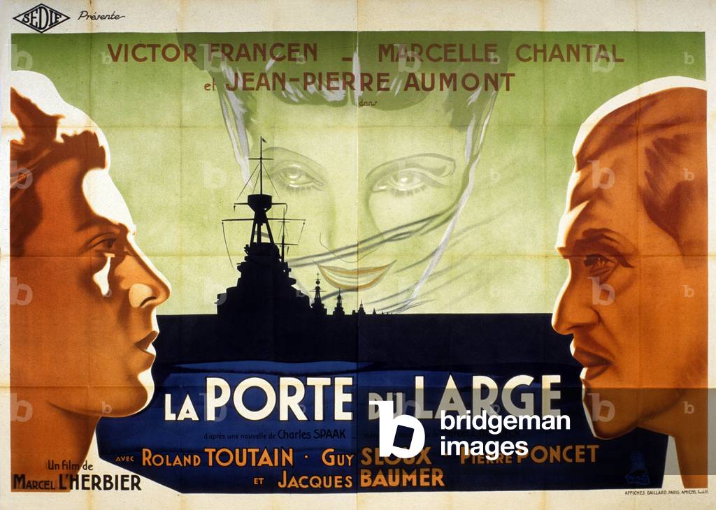 La porte du large (The Great Temptation), 1936 (poster)