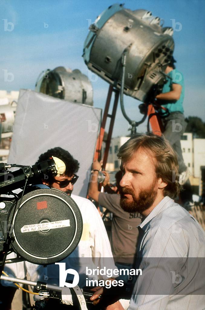 James Cameron on set of The Abyss, 1989 (photo)