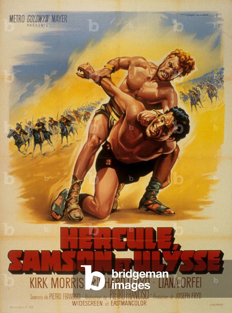 Hercule Samson et Ulysse (Ercole sfida Sansone) , 1963 (poster)