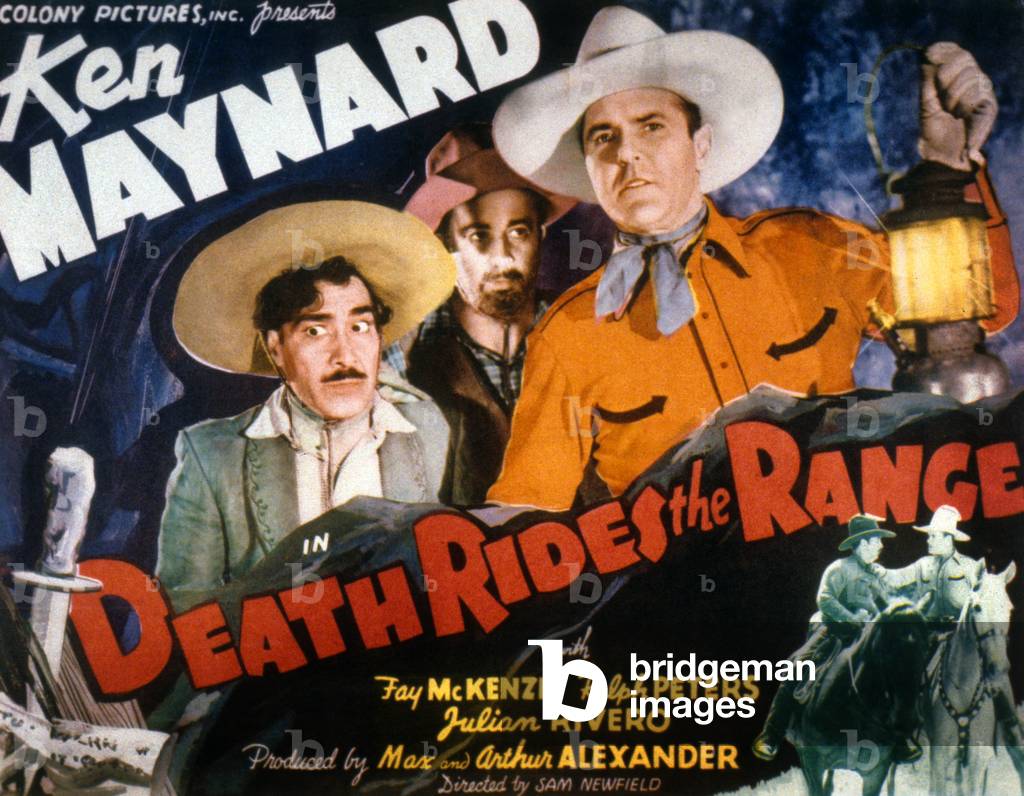 Death Rides the Range, 1939 (poster)