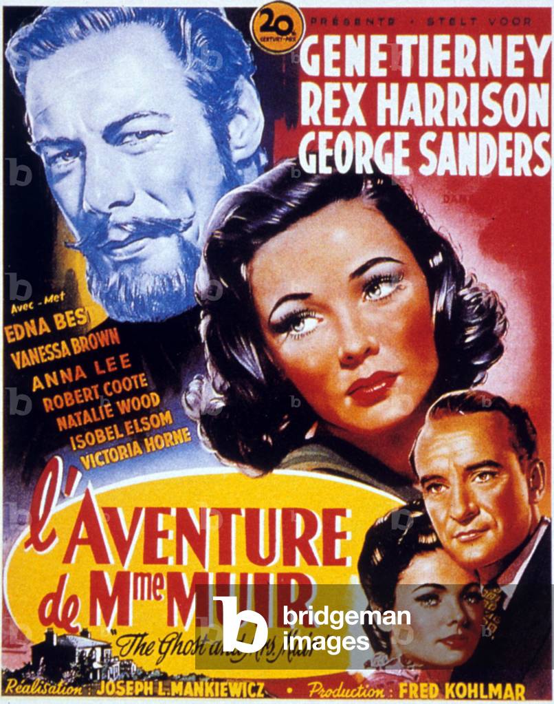 L'aventure de Mme Muir (The Ghost And Mrs Muir), 1947 (poster)