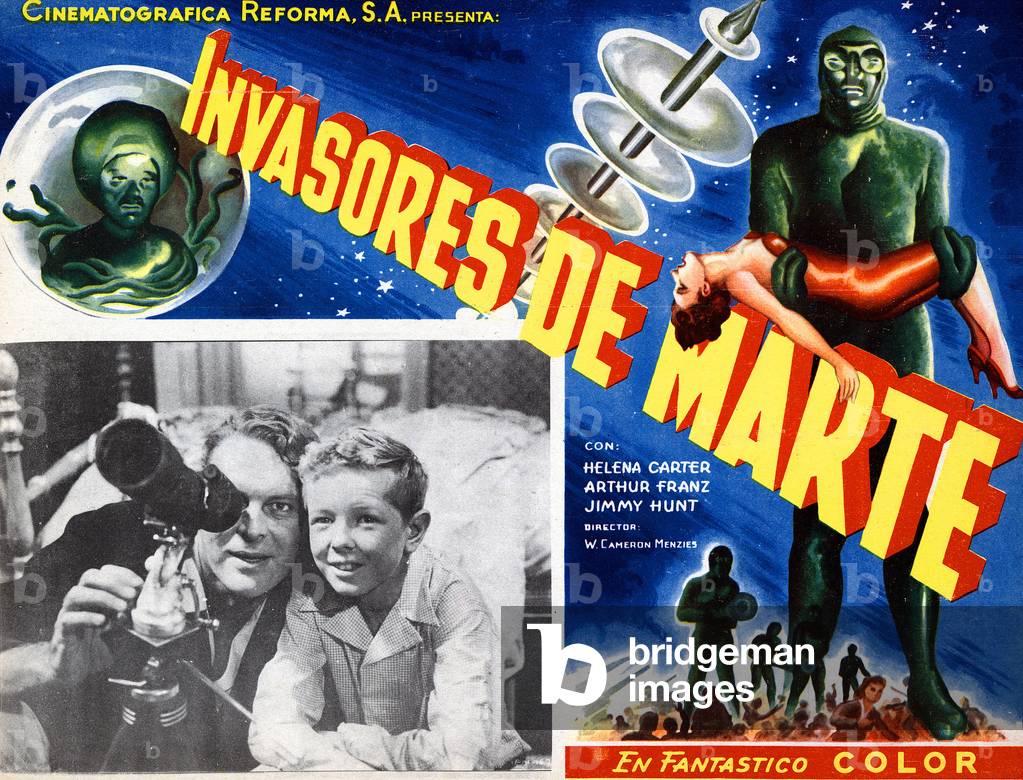 Affiche du film Les Envahisseurs de la planete rouge de WilliamCameronMenzies 1953