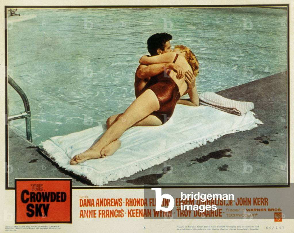 The crowded sky, Dana Andrews and Rhonda Fleming 1960 (print)