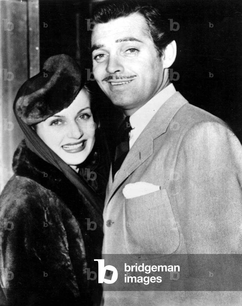 Carole Lombard and Clark Gable in 30's (photo)