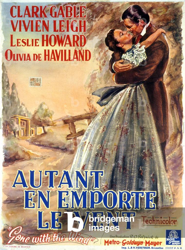 Gone with the Wind, 1939 (poster)