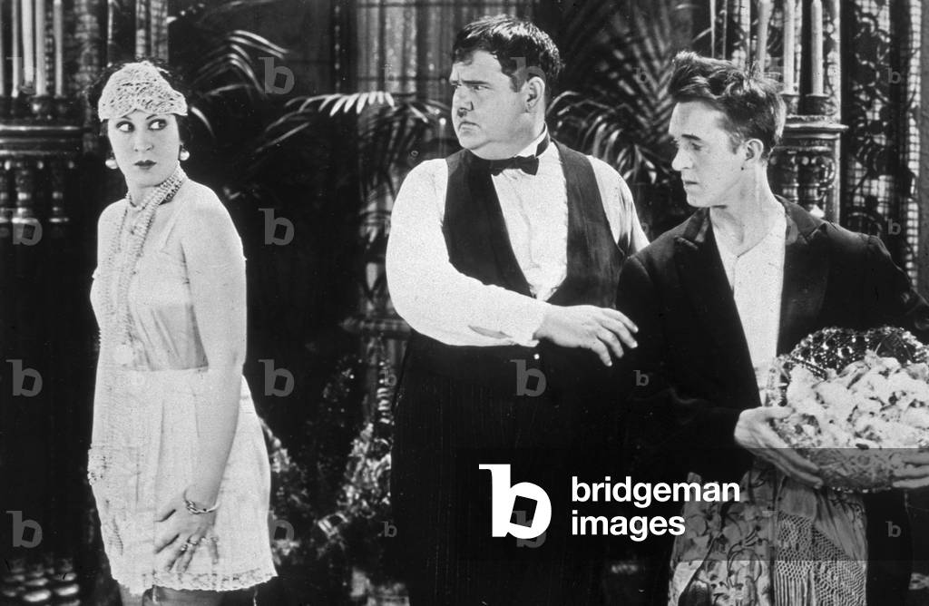 From soup to Nuts, Stan Laurel, Oliver Hardy, 1928 (film still)