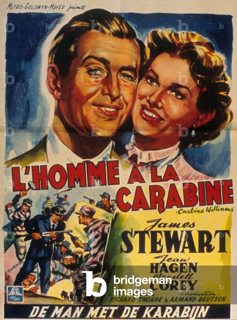 CARBINE WILLIAMS, 1952 (poster)