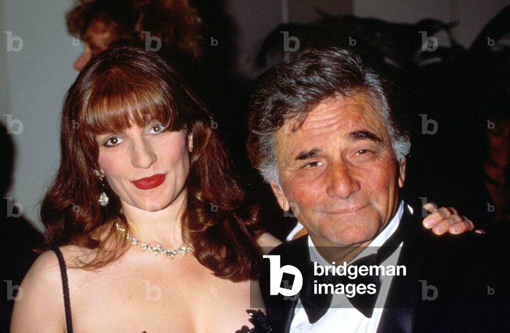 Peter Falk and his wife Shera Danese Falk c. 1990 (photo)
