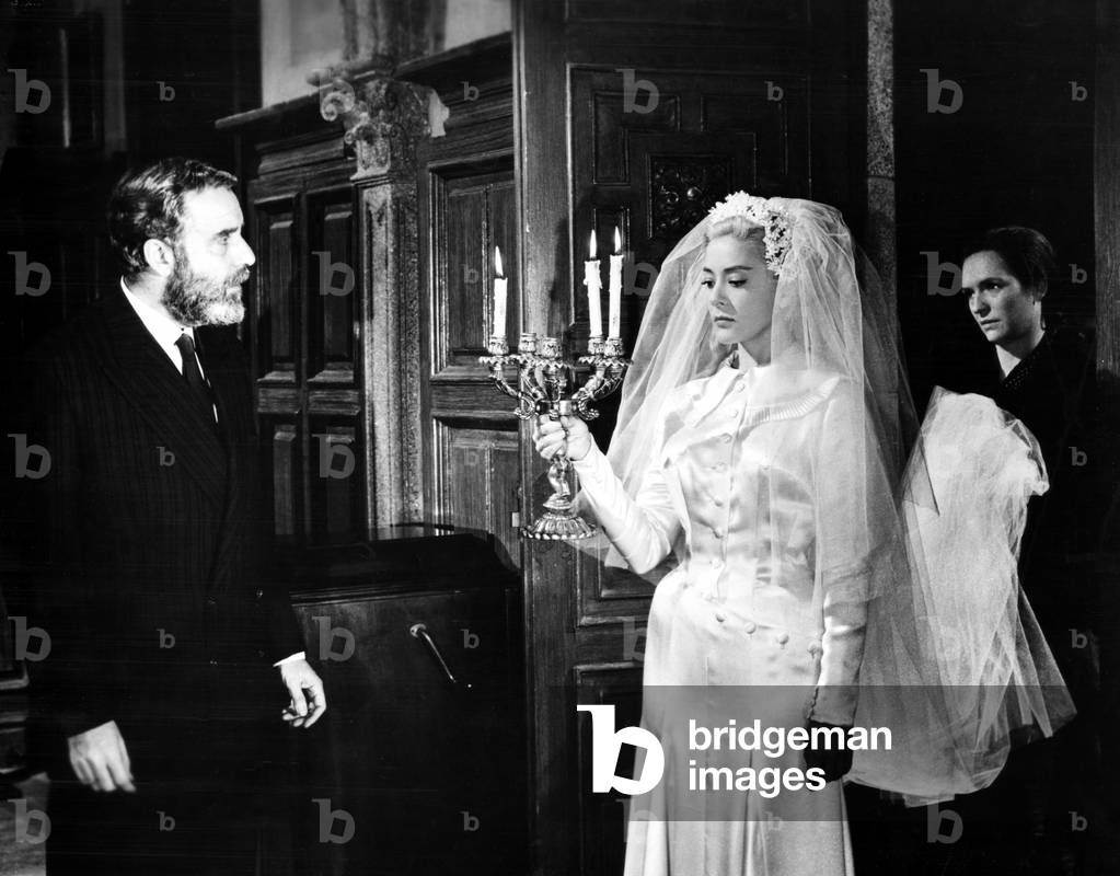 Viridiana, Fernando Rey, Silvia Pinal, 1961 (film still)