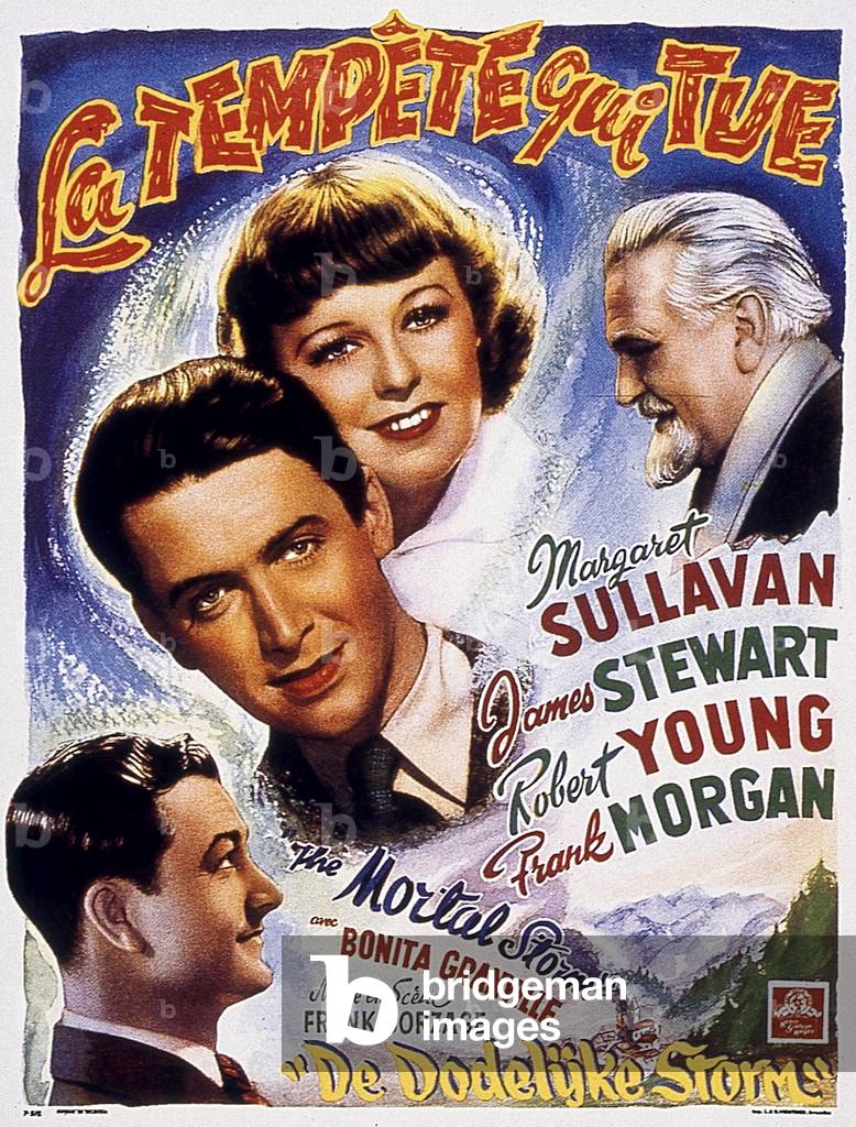 Affiche du film La tempete qui tue de FrankBorzage avec Margaret Sullavan et James stewart 1940